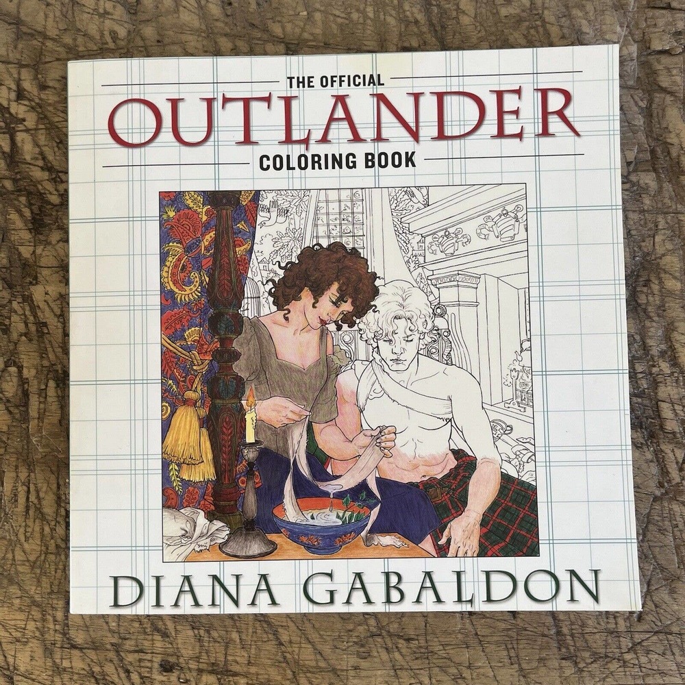 2015 Official Outlander Coloring Book: Adult Coloring Book - Paperback, Like New
